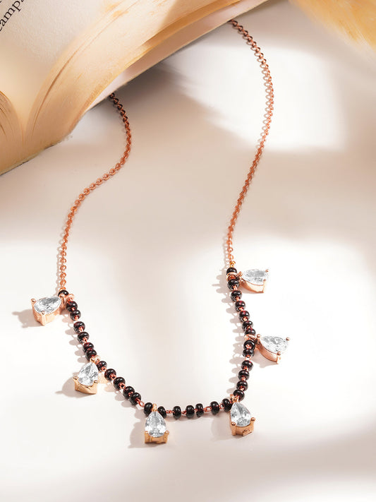 Minimal Charm American Diamond Mangalsutra フリーサイズ