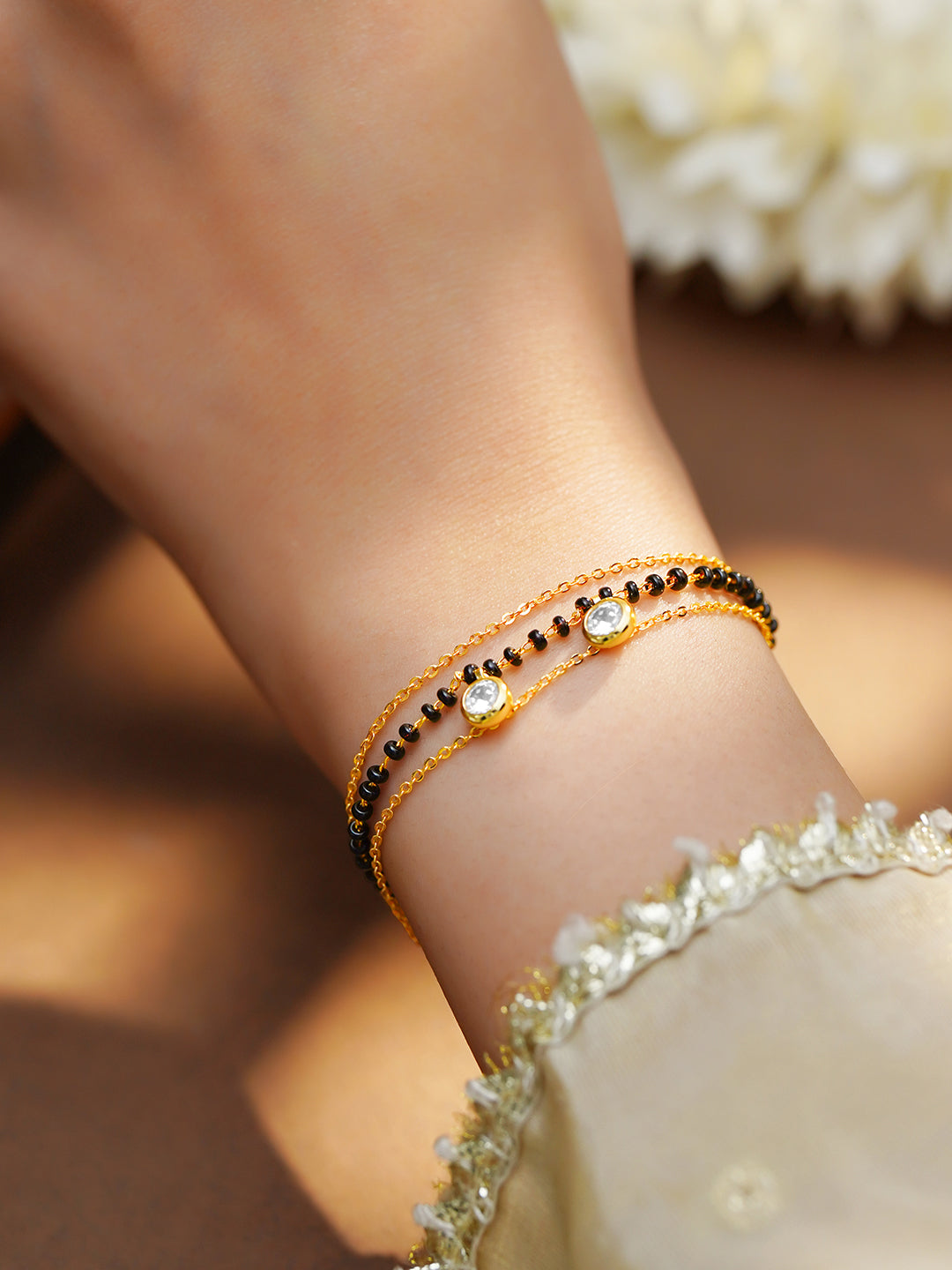 Everyday Love Glow Mangalsutra Bracelet フリーサイズ