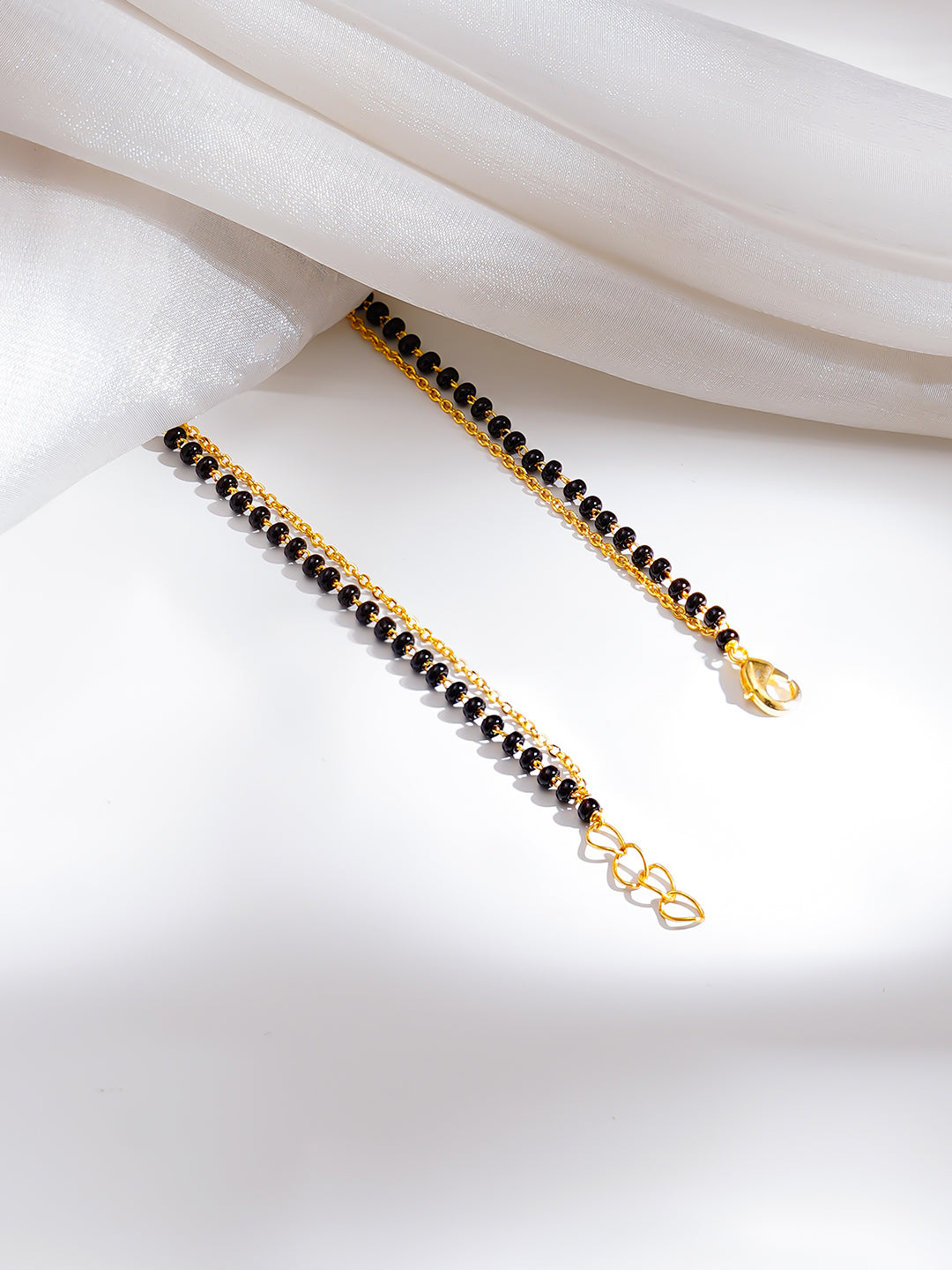 【Rubans】 Gold Plated American Diamond Zircon Mangalsutra｜ゴールドメッキ アメリカンダイヤモンド ジルコン マンガルスートラ