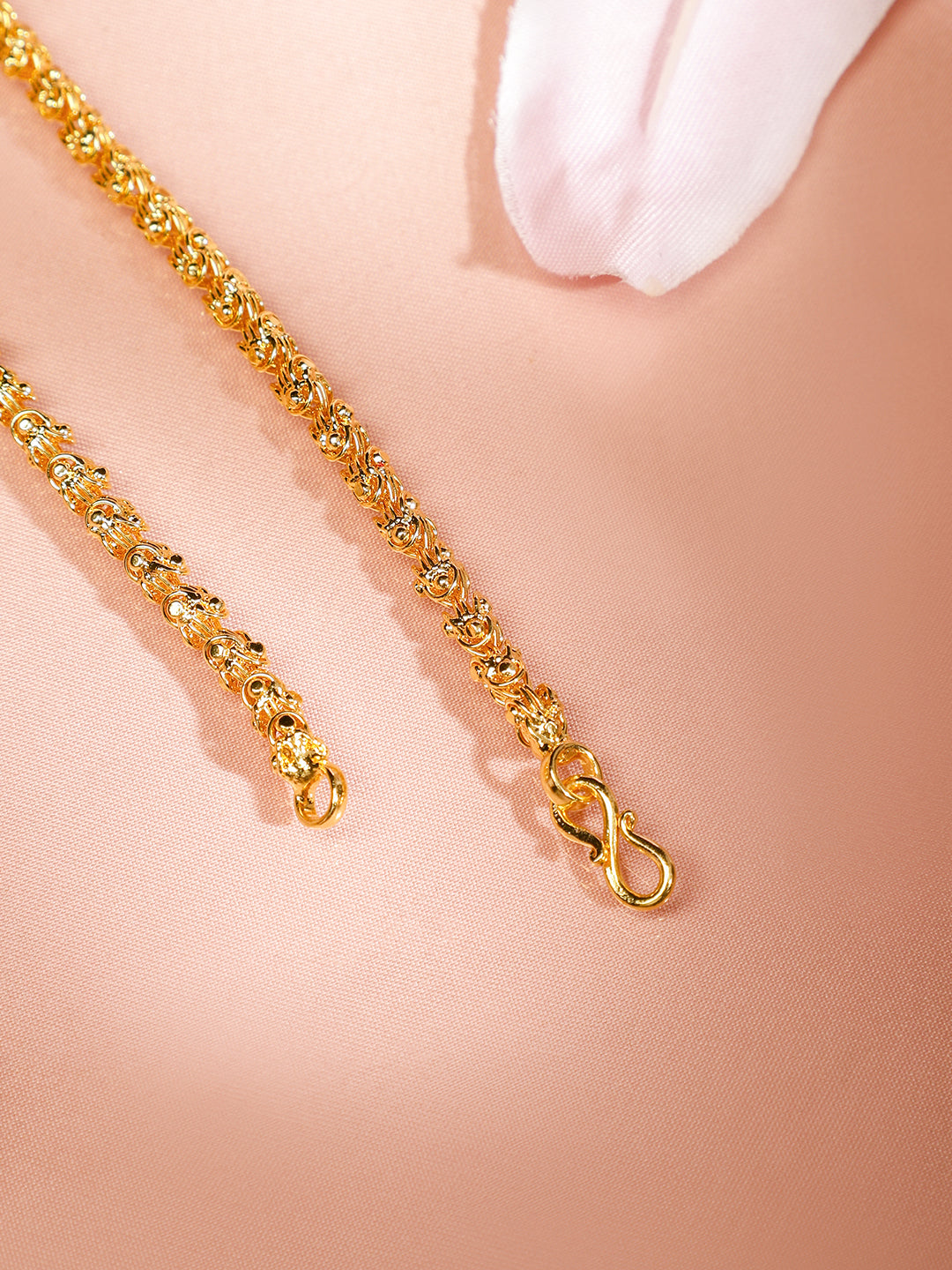 Exquisite Pink Accented Pendant Necklace フリーサイズ