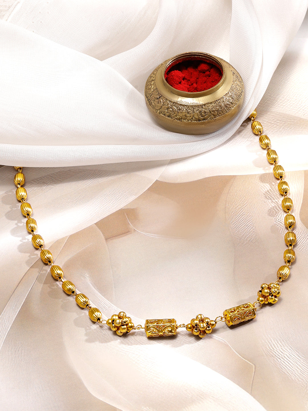Luminous Matar Mala Necklace Chain フリーサイズ