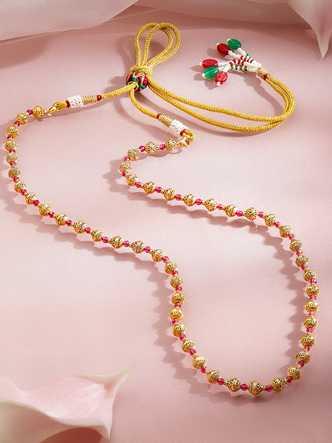 Timeless Gold Beads Jewellery Necklace フリーサイズ