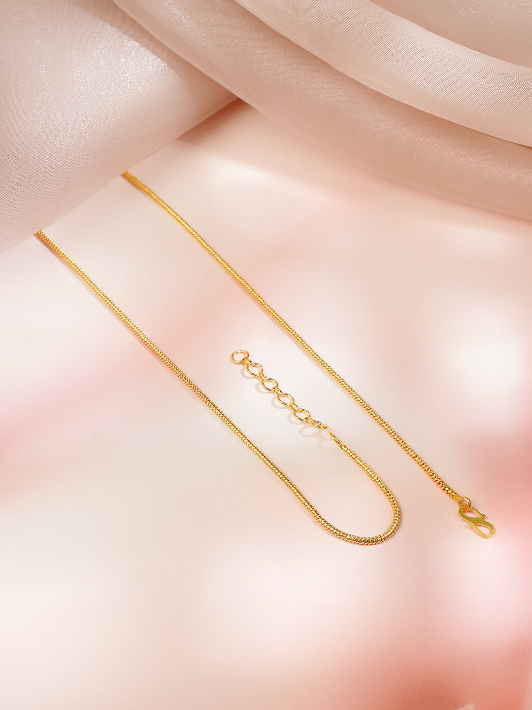 【Rubans】 Gold Plated Cubic Zirconia Crystal Beaded Necklace Chain｜ゴールドメッキ キュービックジルコニア クリスタルビーズ ネックレスチェーン