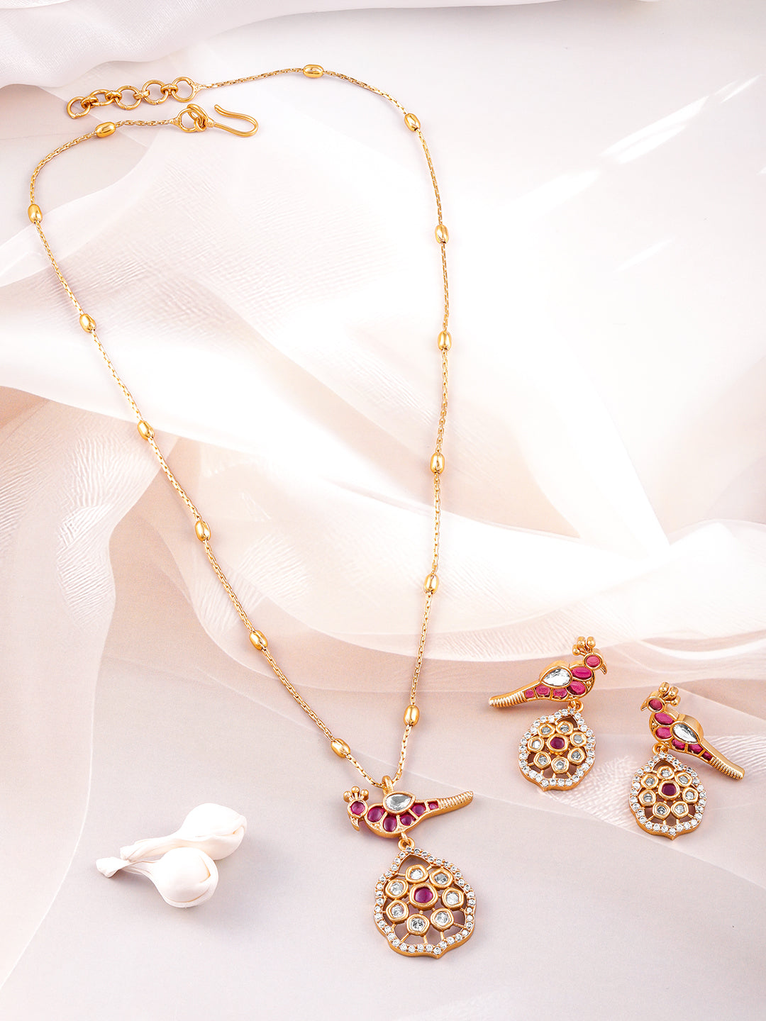 Wings in Pink Pendant Set フリーサイズ