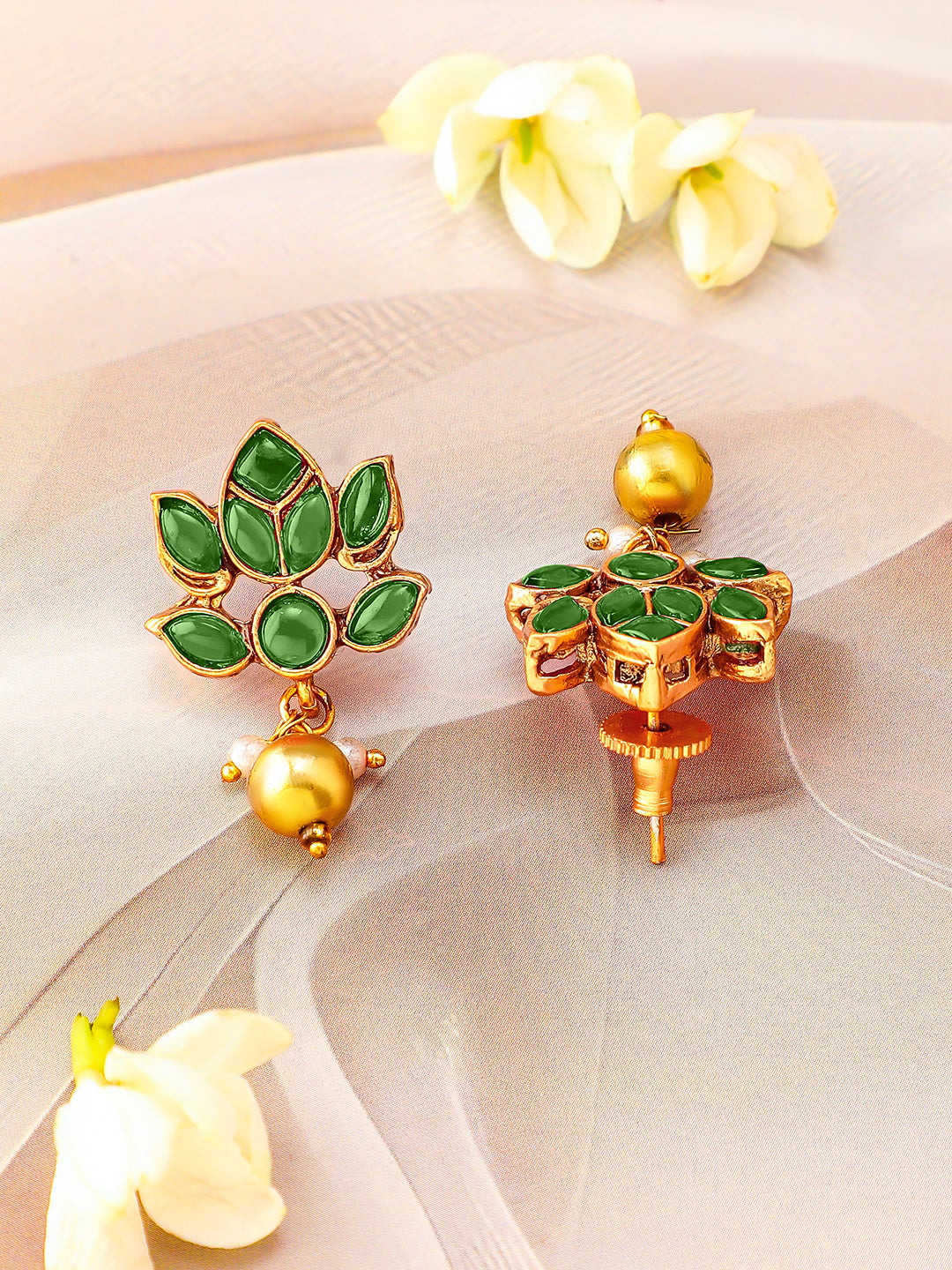 Fashion Statement Green Pendant Set フリーサイズ