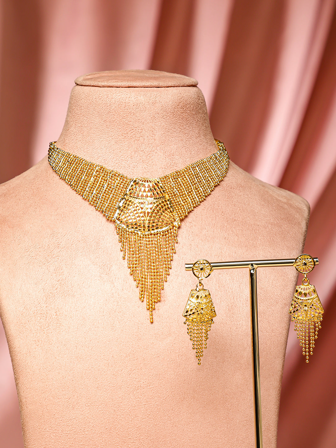 Sunrise Gold Necklace Set フリーサイズ