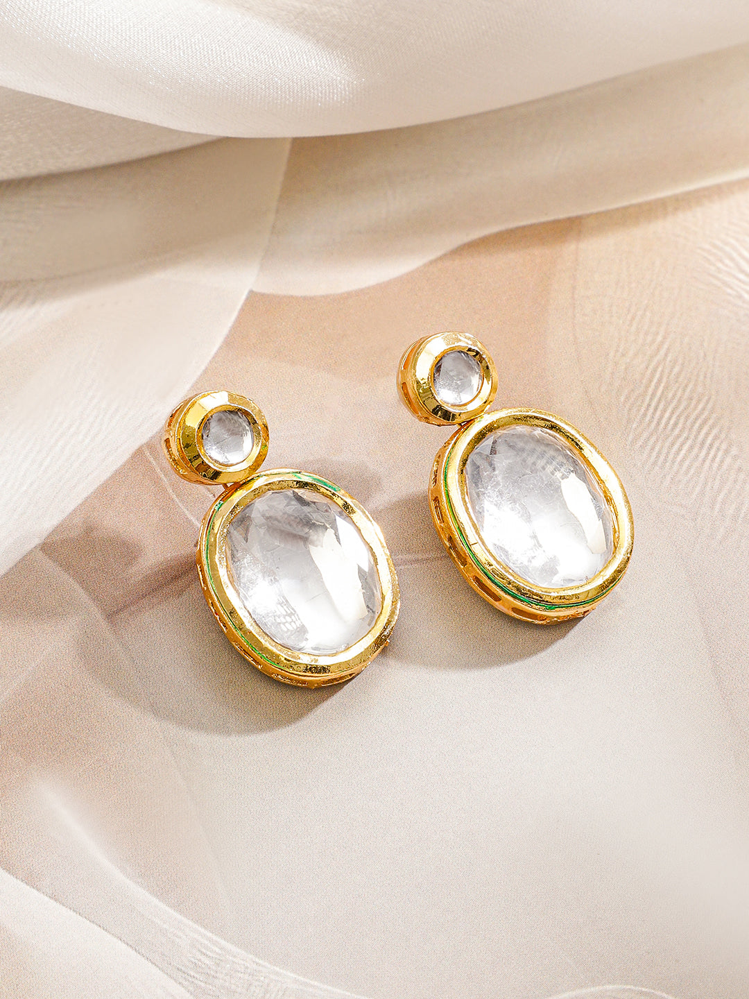 Gilded Dreams in Kundan Necklace Set フリーサイズ