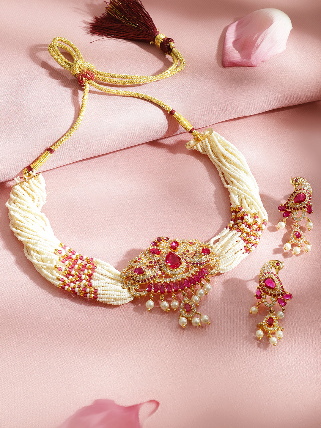 Echoes of the Pink Necklace Set フリーサイズ