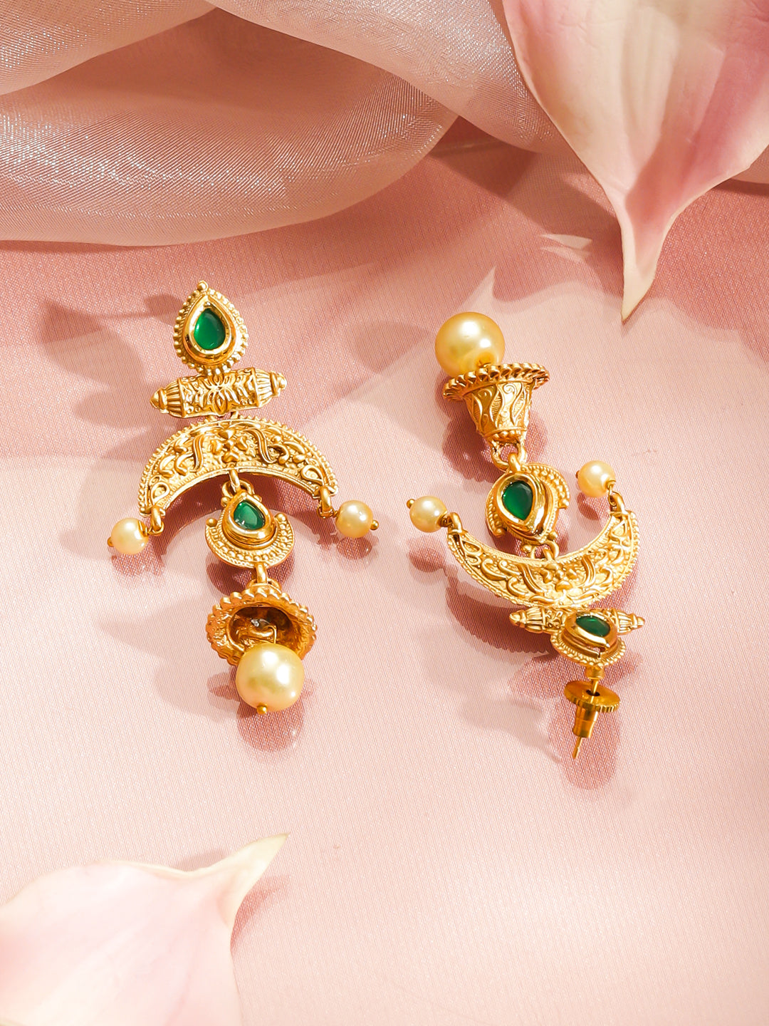 Vintage Emerald Opulence Necklace Set フリーサイズ
