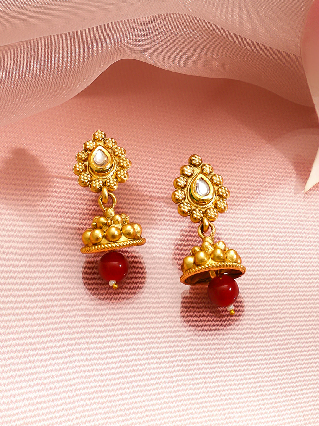 Heritage in Pearl & Red Necklace Set フリーサイズ