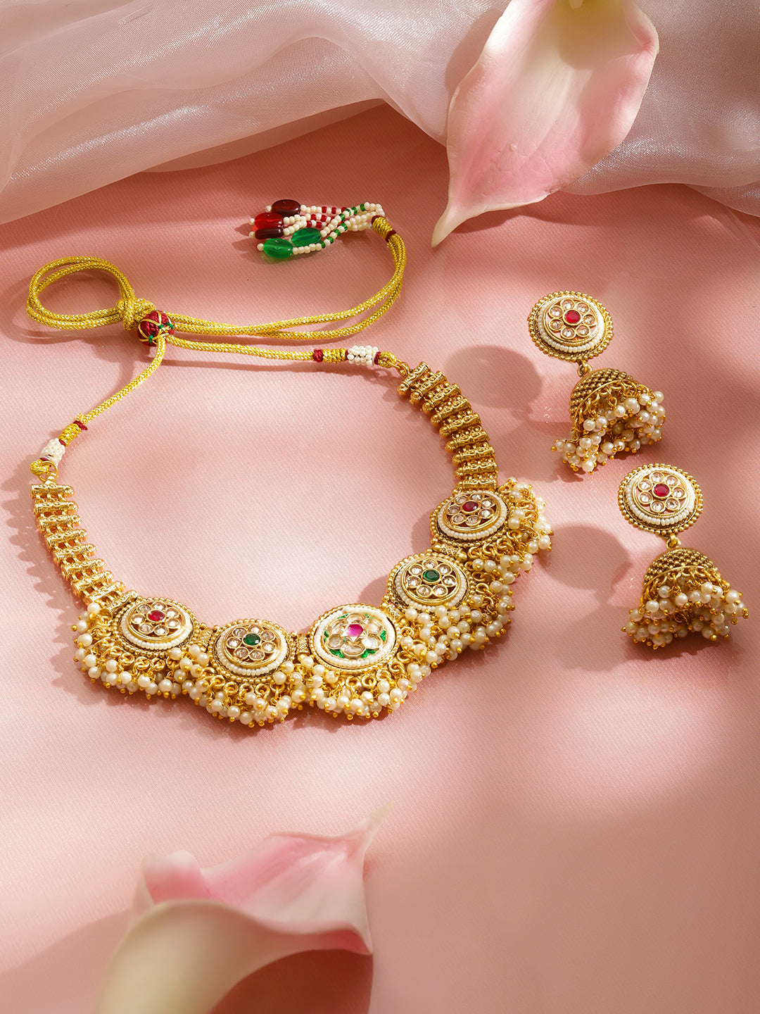Royal Roots Golden Necklace Set フリーサイズ