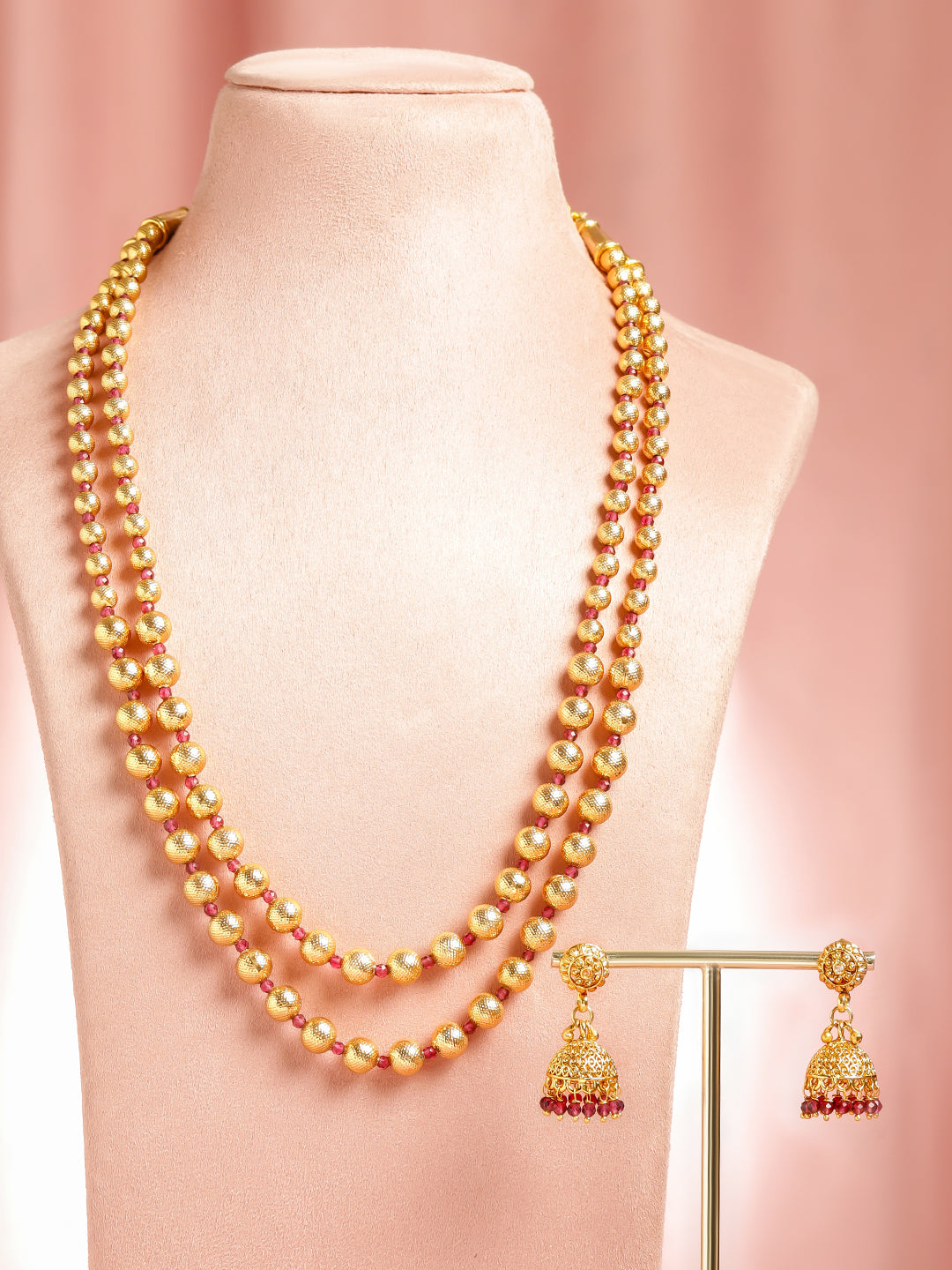 Golden Melody Ethnic Necklace Set フリーサイズ