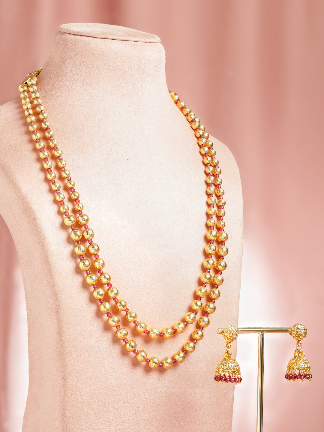 Golden Melody Ethnic Necklace Set フリーサイズ