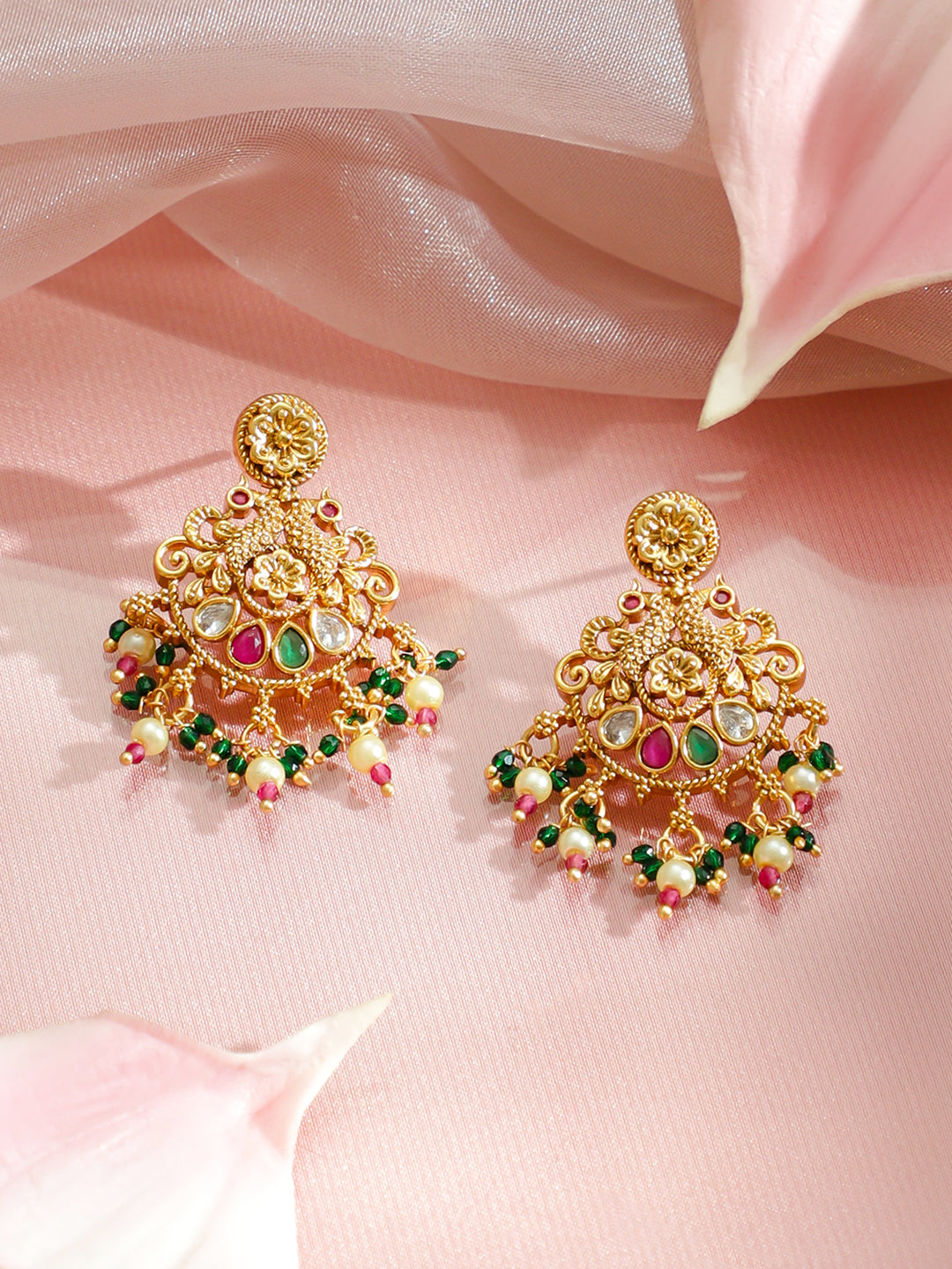 Eternal Glow Green Pink Necklace Set フリーサイズ