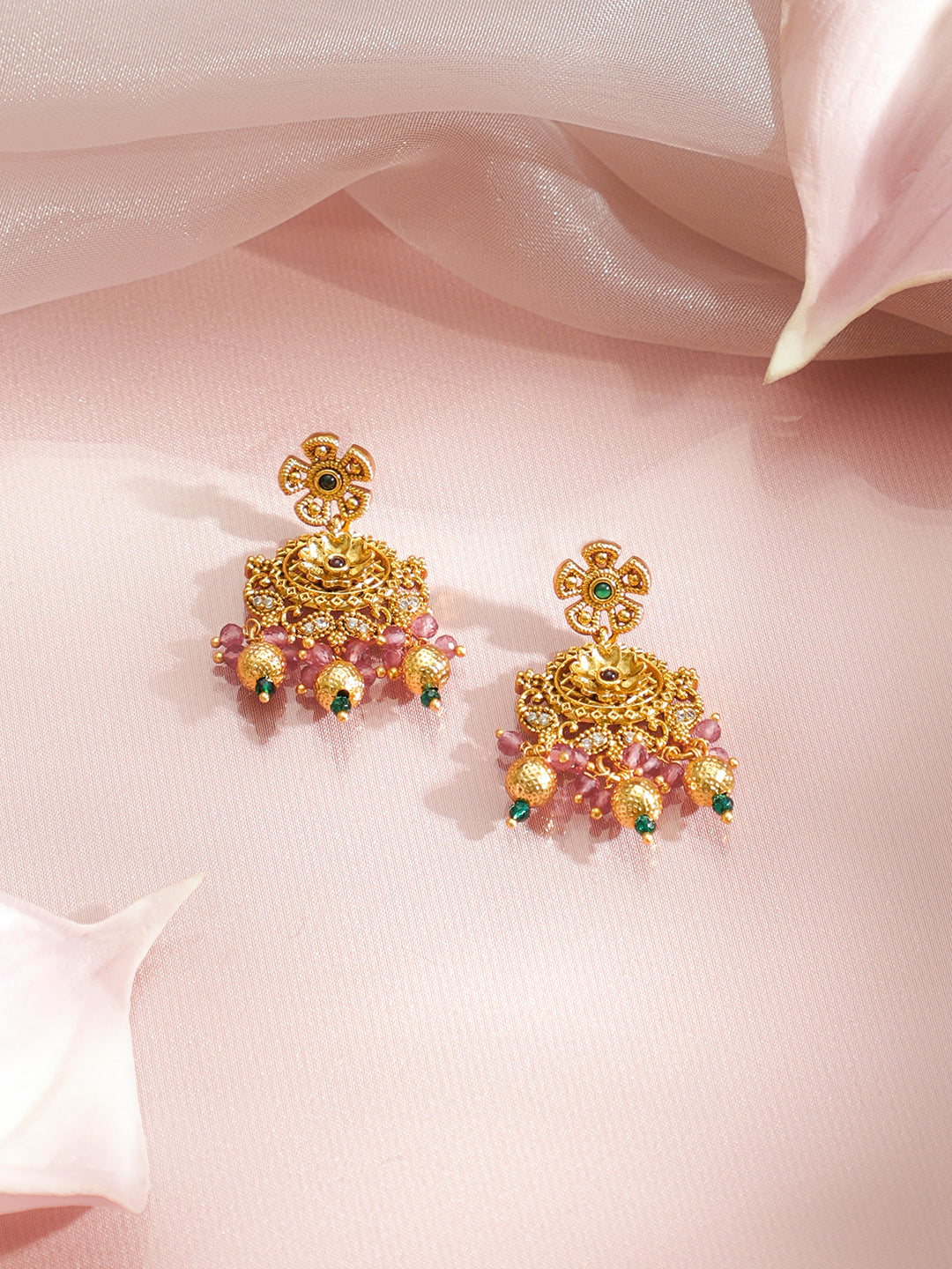 Palace Breeze Green Pink Necklace Set フリーサイズ