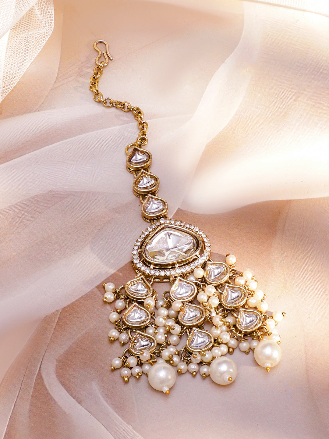 Palace Jewel Luxe Kundan Necklace Set フリーサイズ