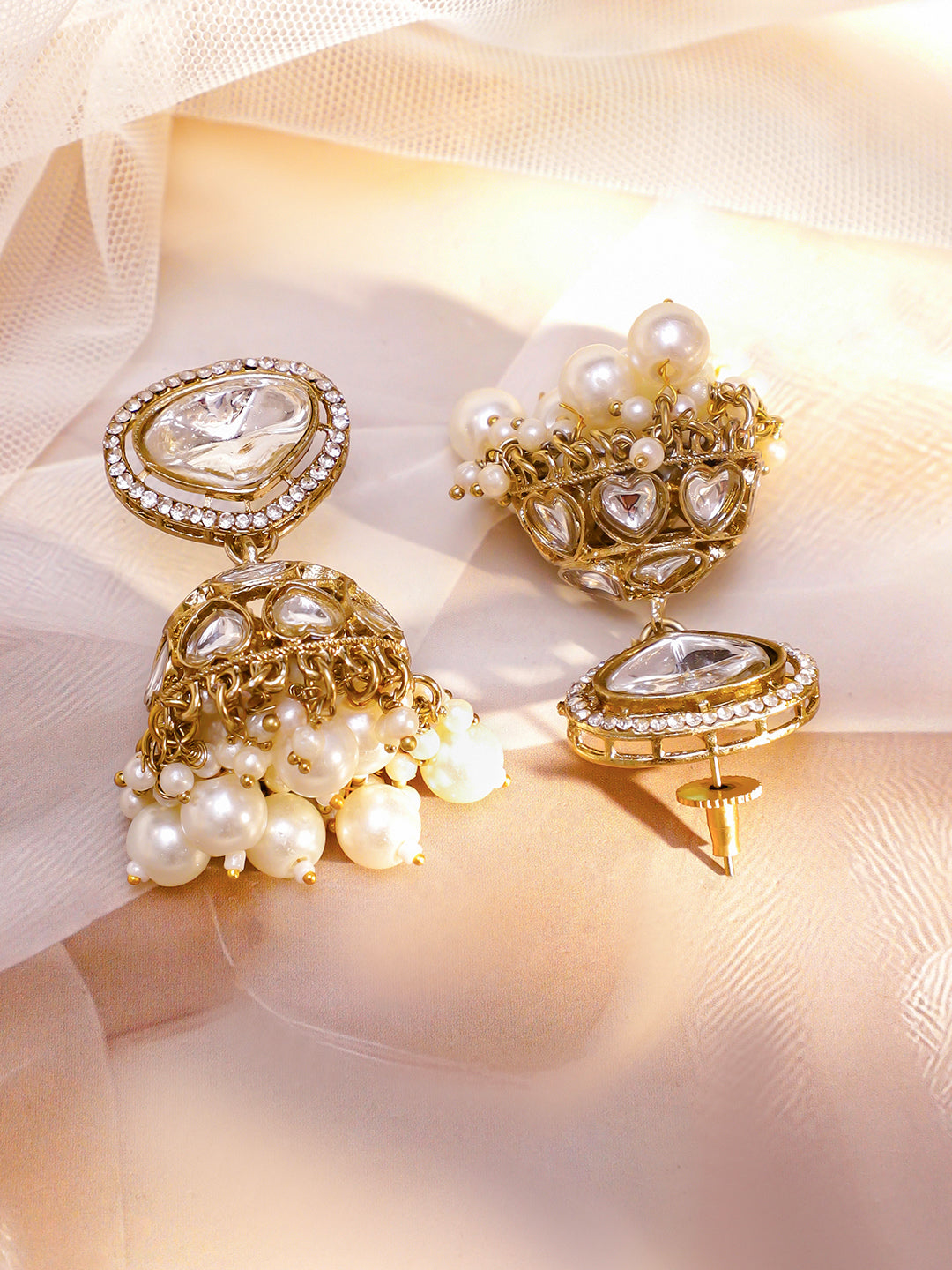 Palace Jewel Luxe Kundan Necklace Set フリーサイズ