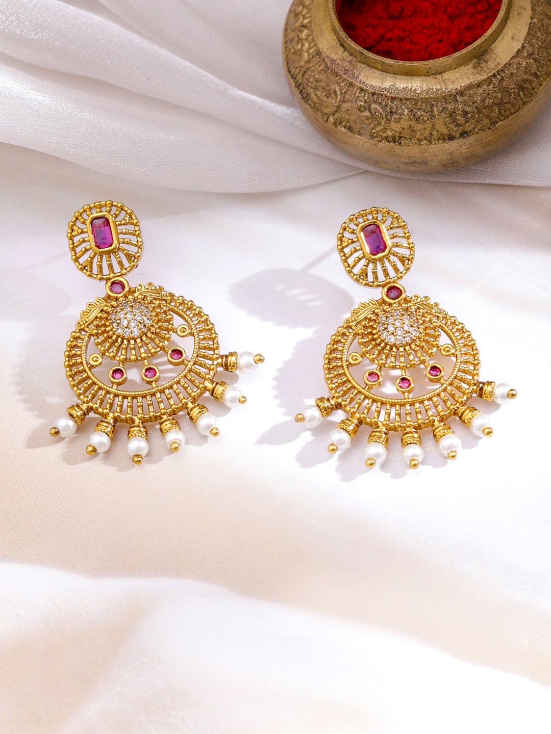 Sunrise of Tradition Golden Necklace Set フリーサイズ