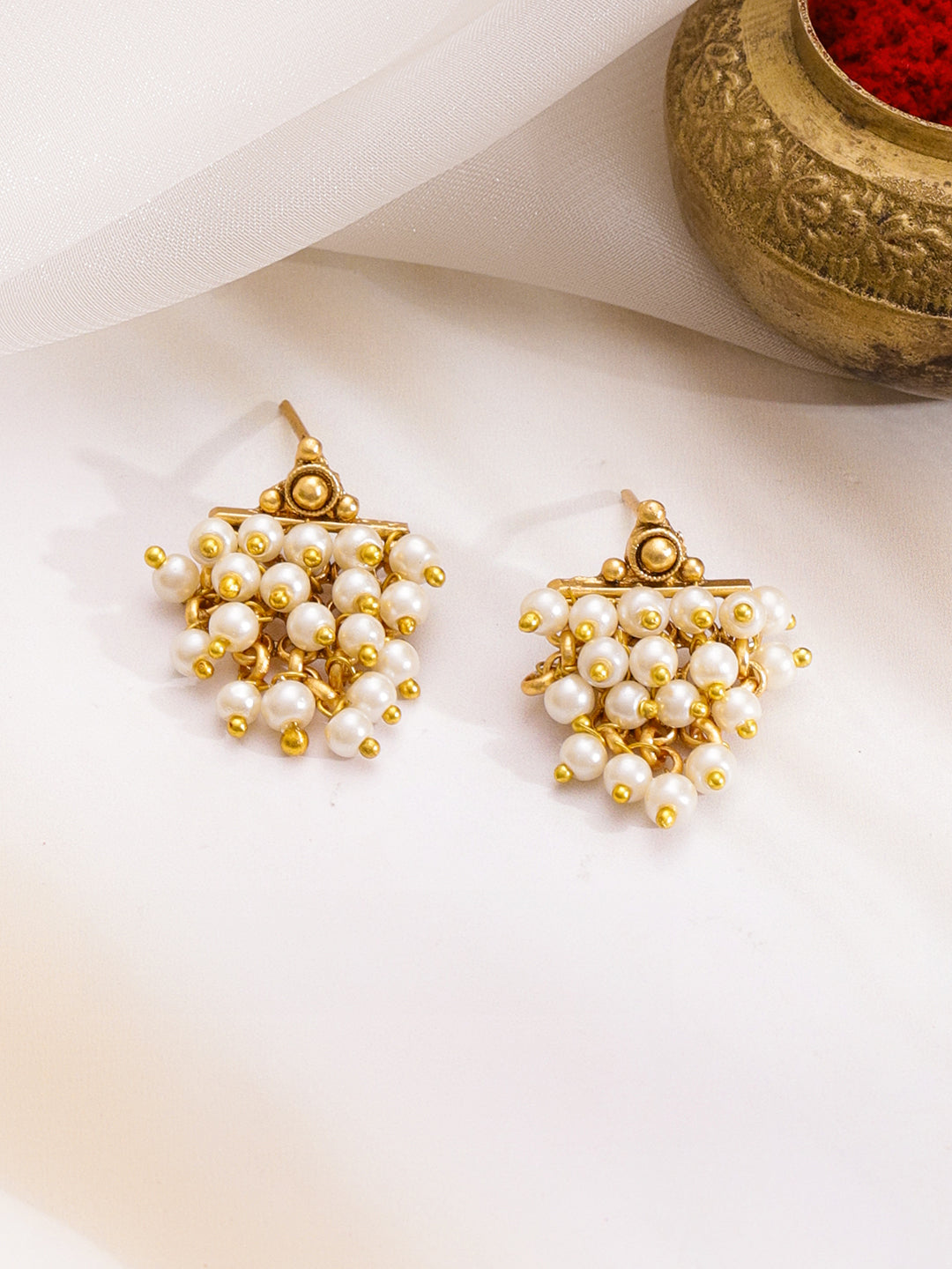 Multi-Layer Pearl Long Necklace Set フリーサイズ