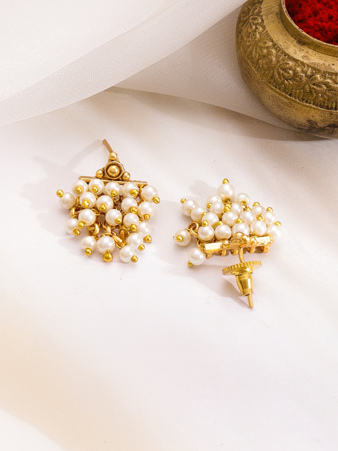 Multi-Layer Pearl Long Necklace Set フリーサイズ