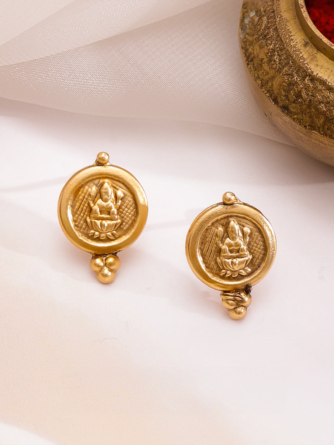 Lakshmi Grace Temple Coin Necklace Set フリーサイズ