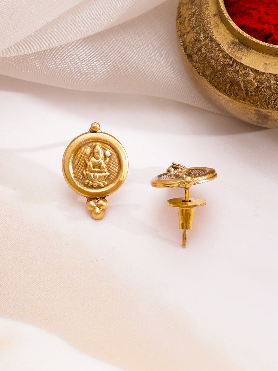 Lakshmi Grace Temple Coin Necklace Set フリーサイズ