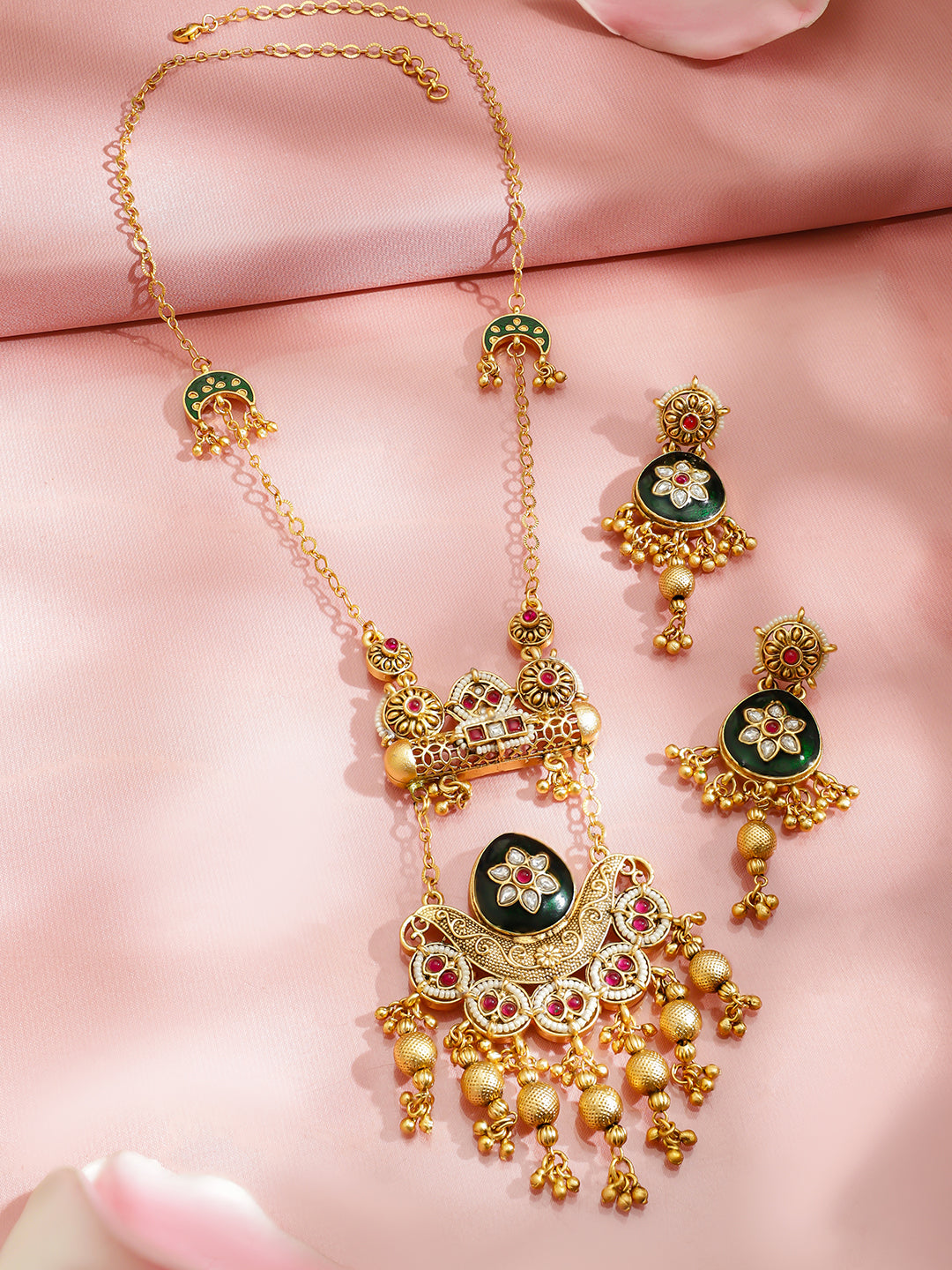Contemprary Meets Traditions Necklace Set フリーサイズ