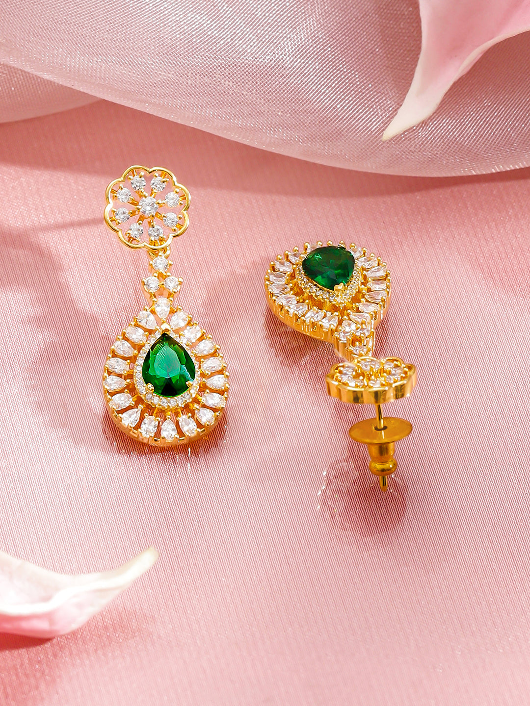 Majestic Green & White Necklace Set フリーサイズ
