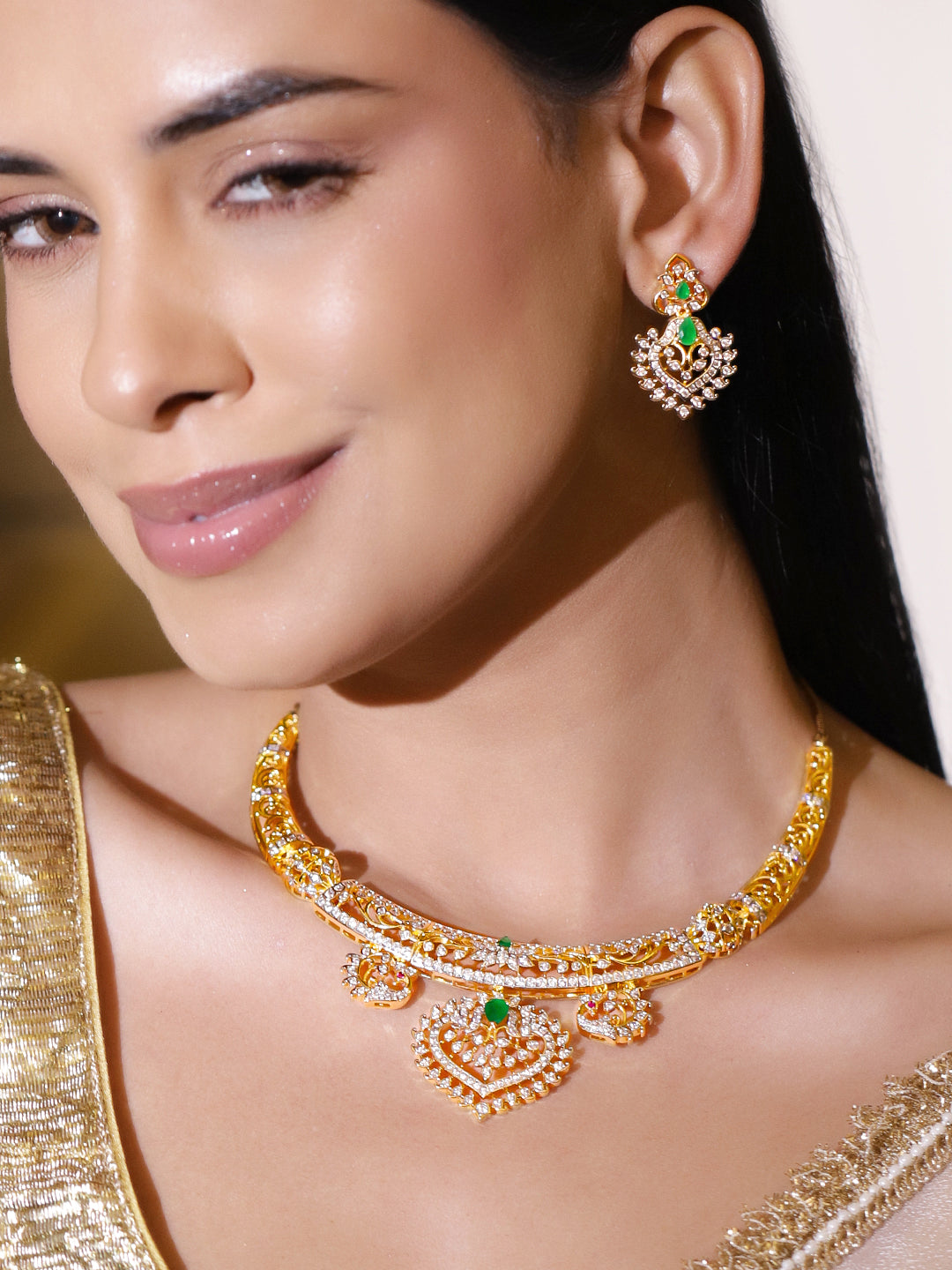 Green Prestige Necklace Set フリーサイズ