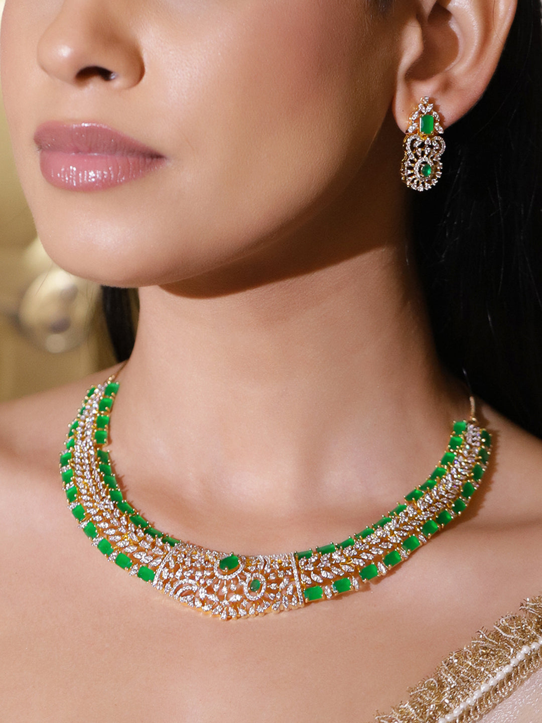 Evergreen Collar Necklace Set フリーサイズ