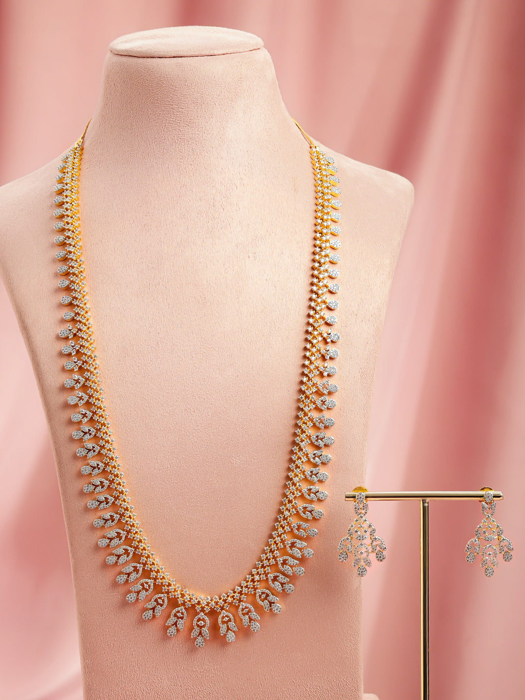 Crystal Crown Necklace Set フリーサイズ