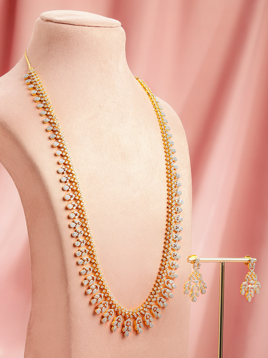 Crystal Crown Necklace Set フリーサイズ