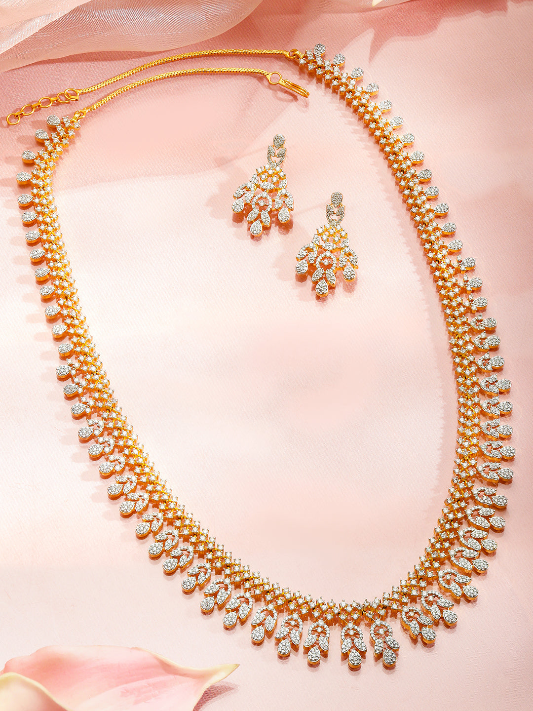 Crystal Crown Necklace Set フリーサイズ