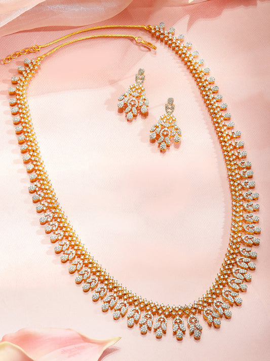 Crystal Crown Necklace Set フリーサイズ