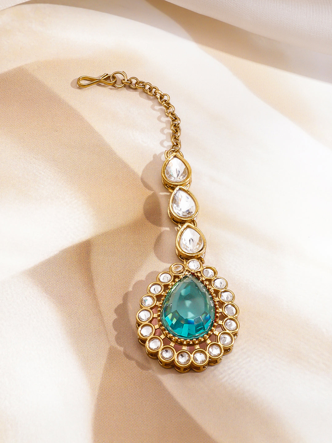 Artisan Crafted Turquoise Necklace Set フリーサイズ
