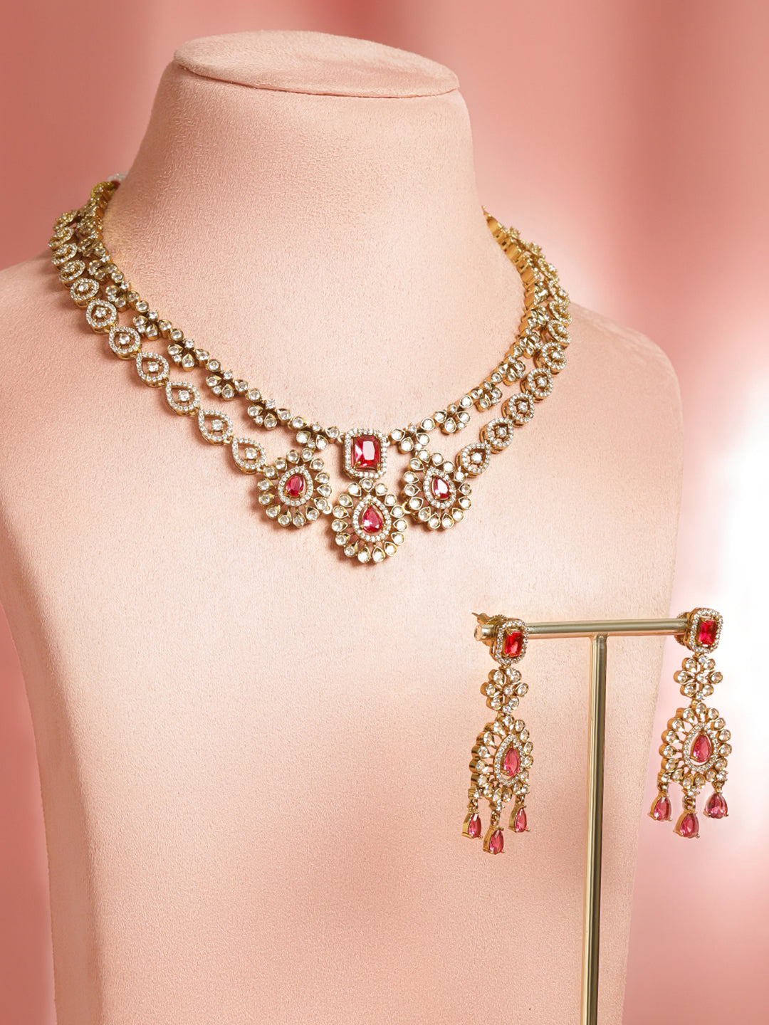 Tale of Ruby & Rose Necklace Set フリーサイズ