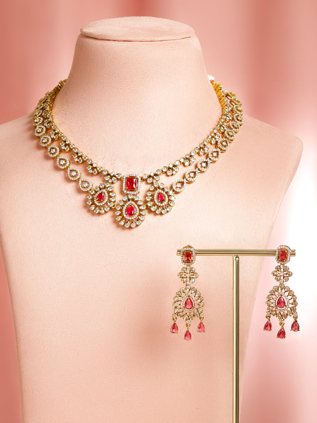Tale of Ruby & Rose Necklace Set フリーサイズ