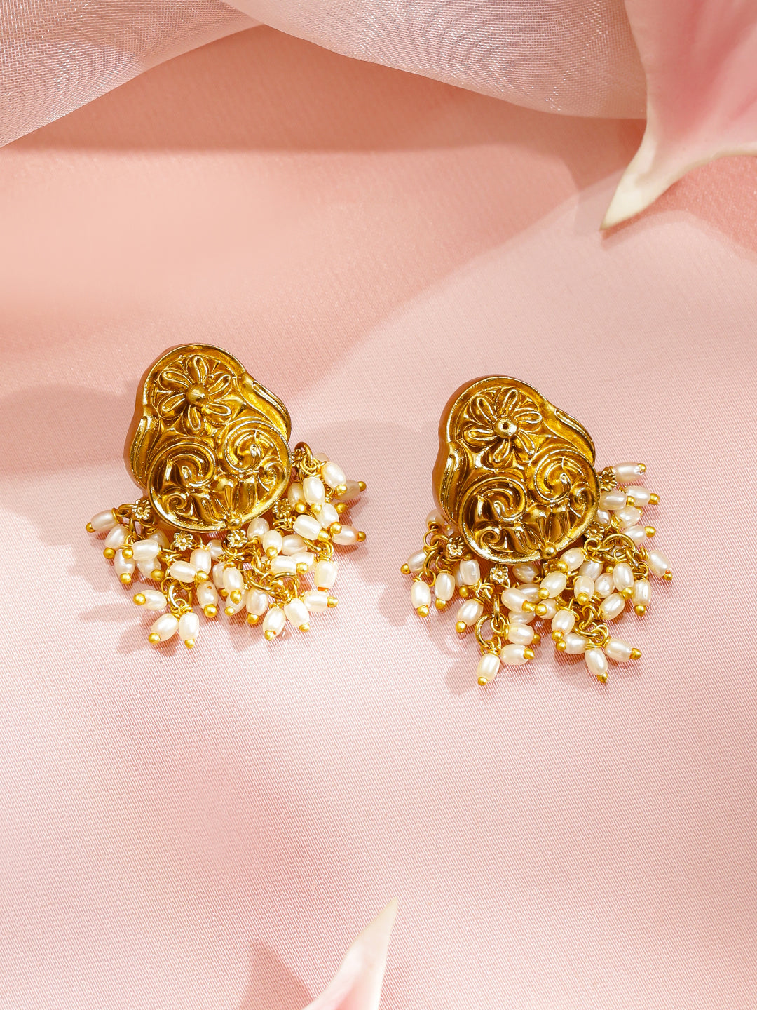 Gold & Pearls of Celebration Necklace Set フリーサイズ