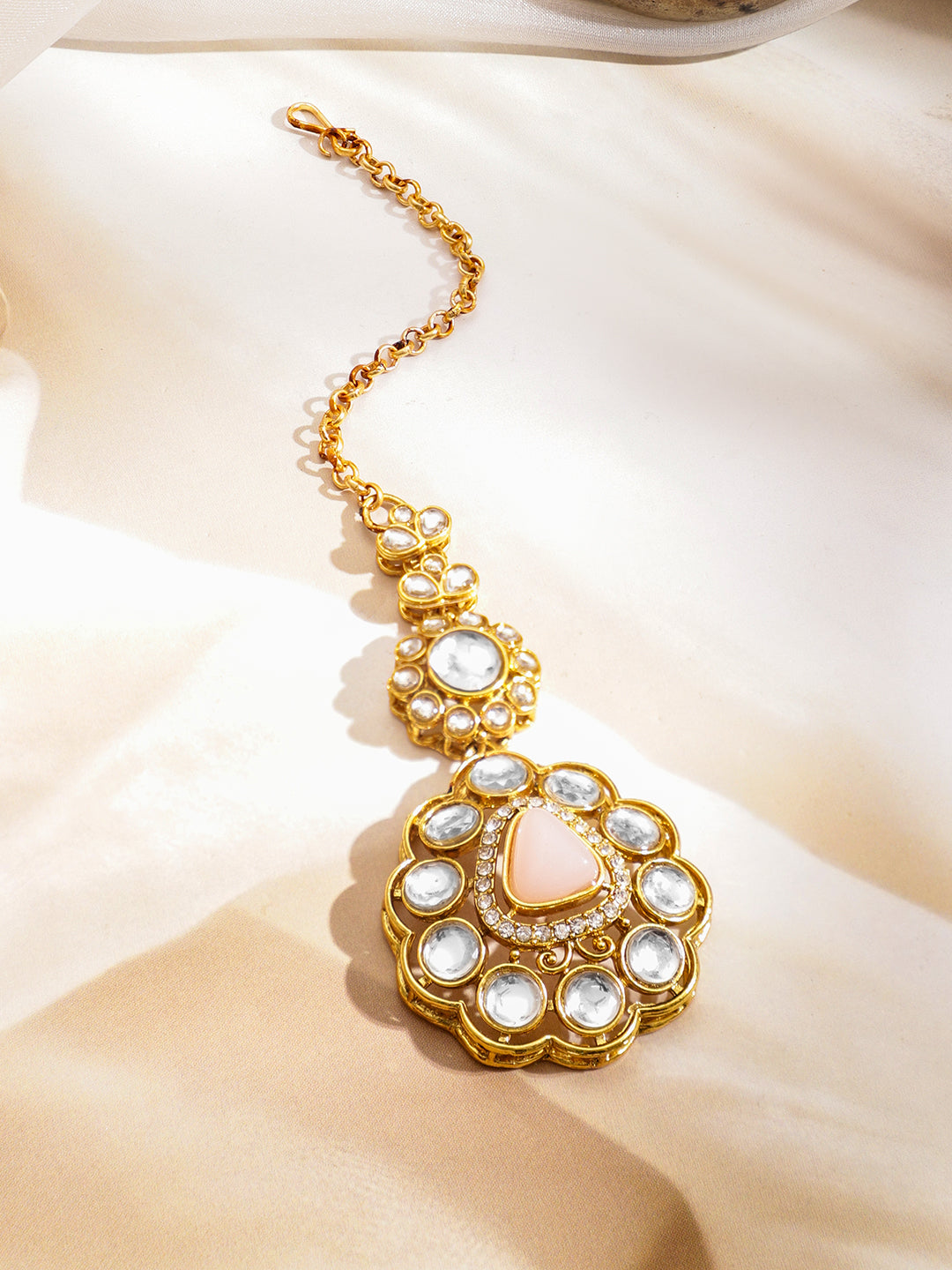 Vintage Glow Pink & Green Necklace Set フリーサイズ