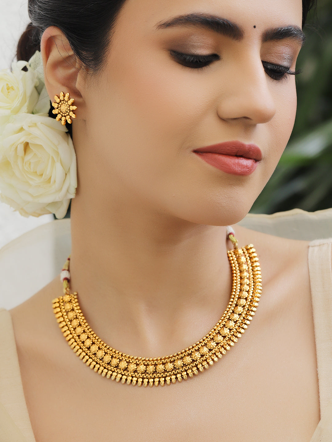 Empress Glow Golden Necklace Set フリーサイズ