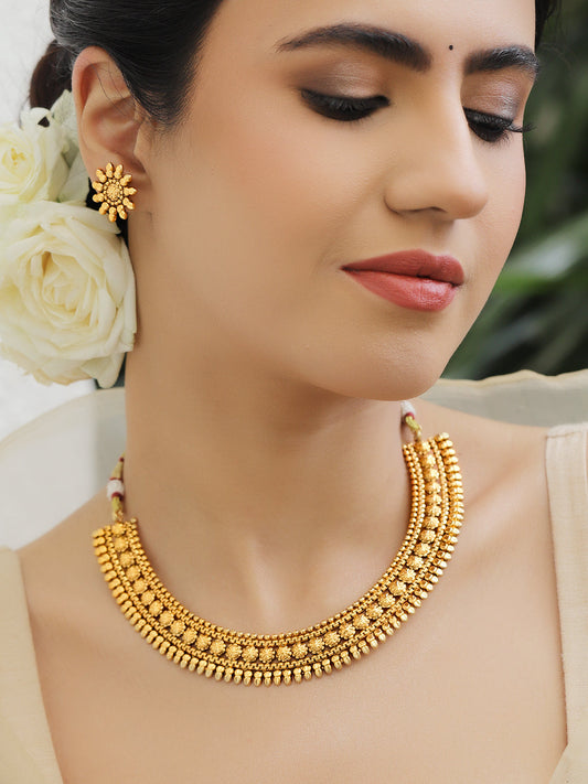 Empress Glow Golden Necklace Set フリーサイズ