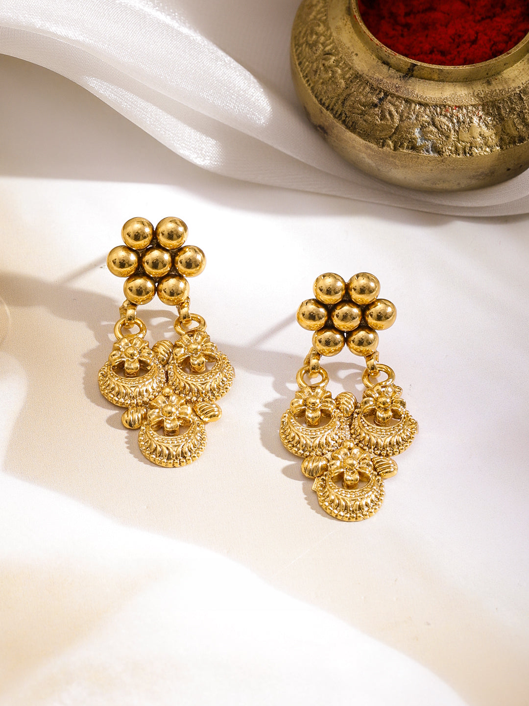 Gold Toned Necklace Set フリーサイズ