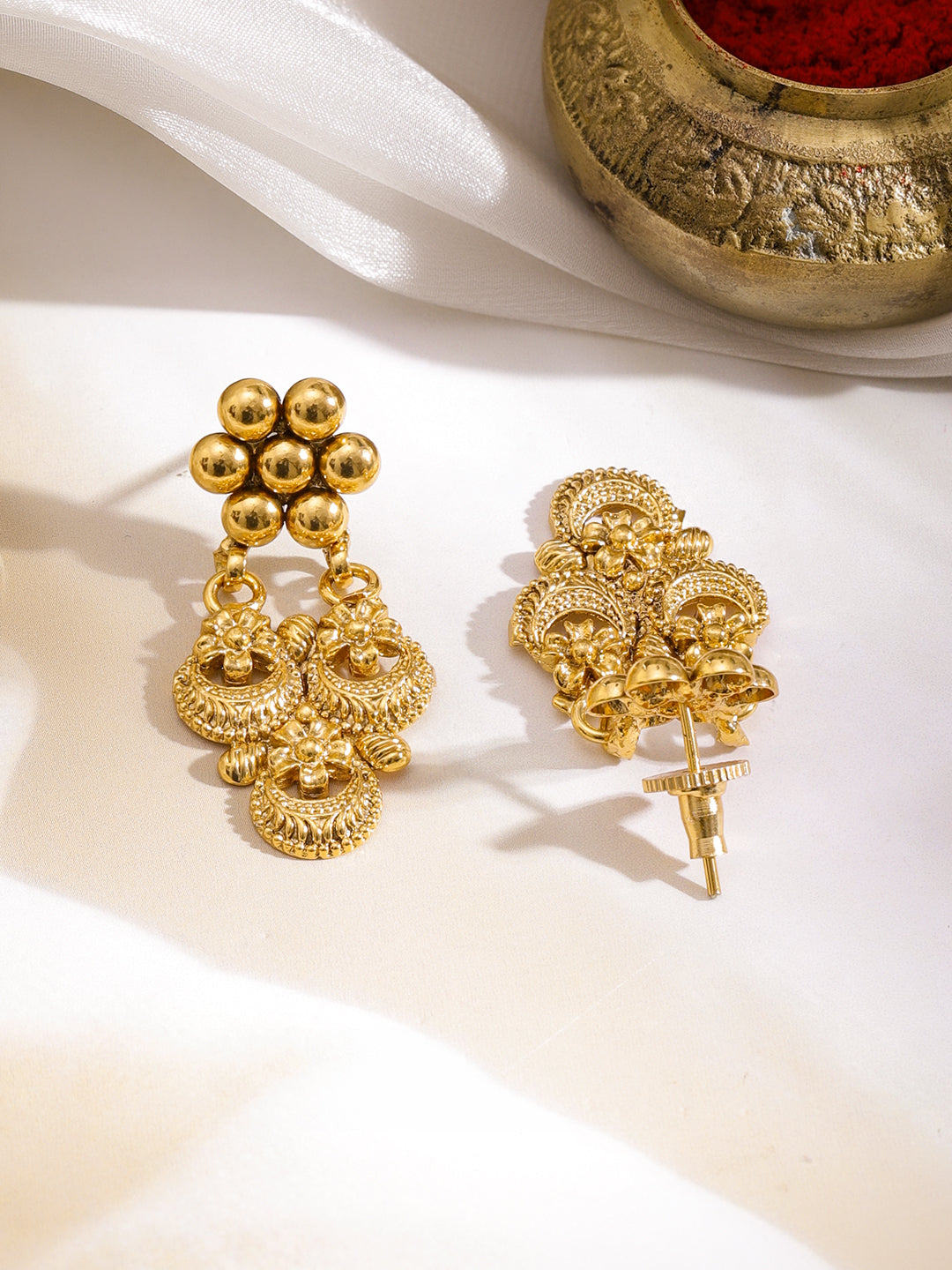 Gold Toned Necklace Set フリーサイズ