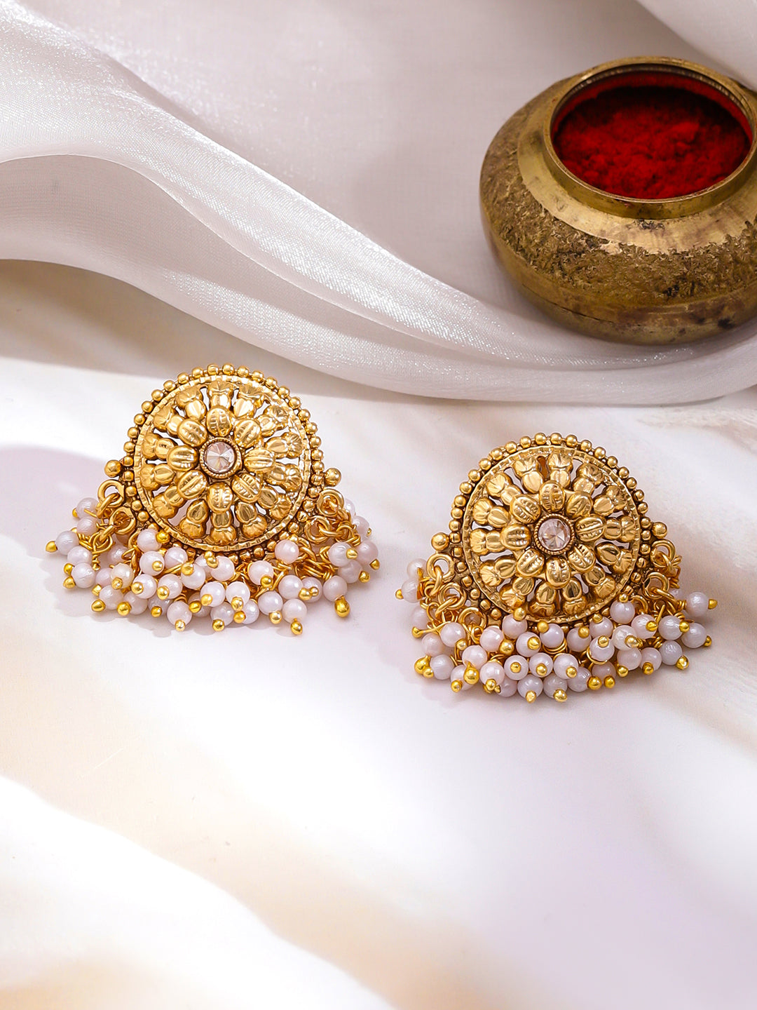 Golden Blossom Heritage Necklace Set フリーサイズ