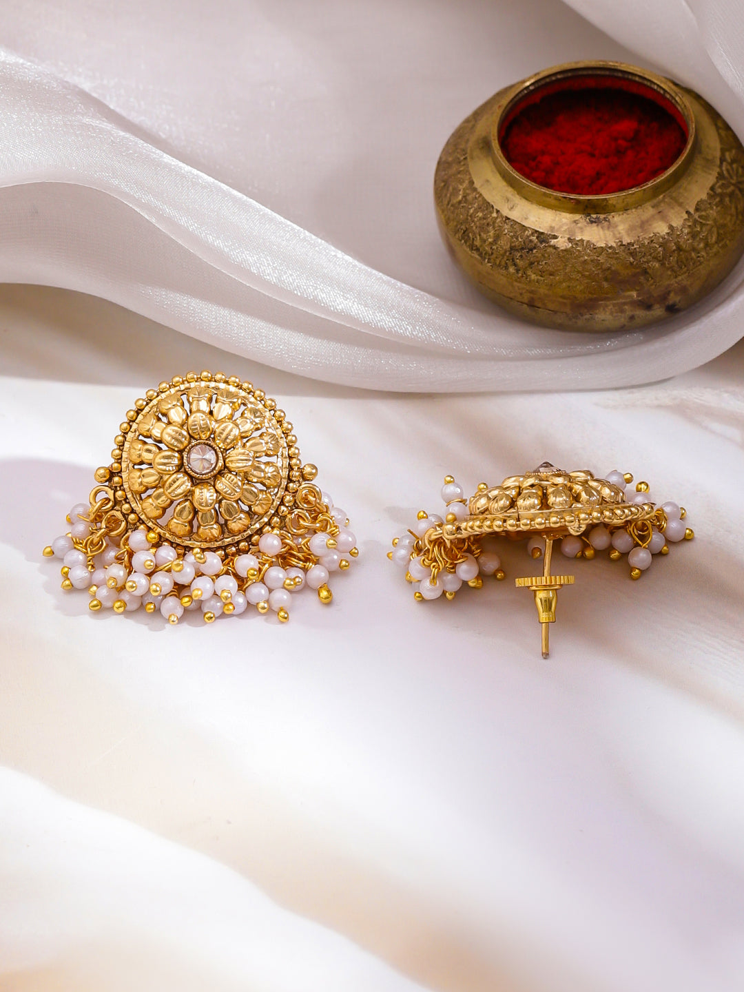Golden Blossom Heritage Necklace Set フリーサイズ