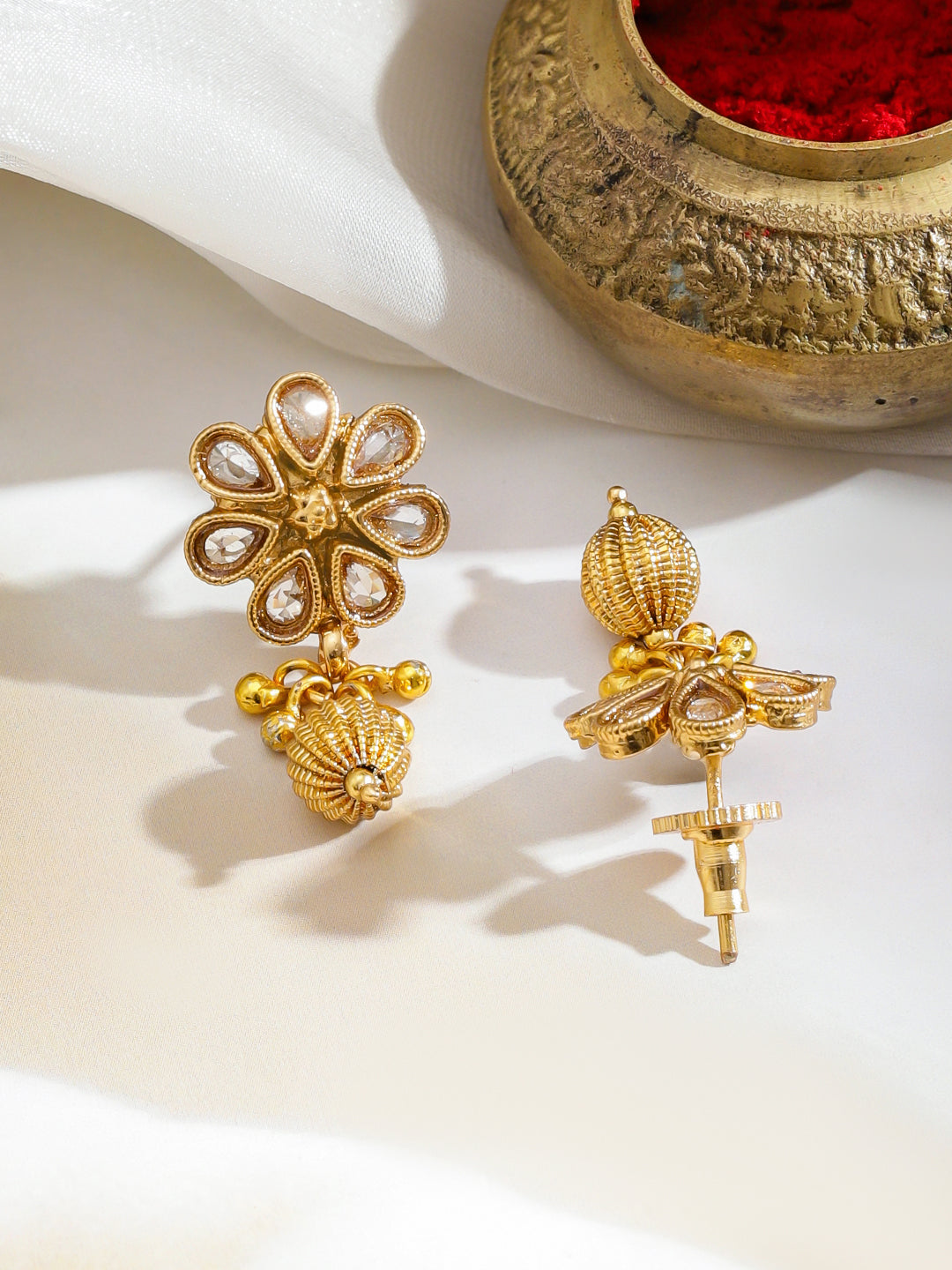 Traditional Kundan Necklace Set フリーサイズ