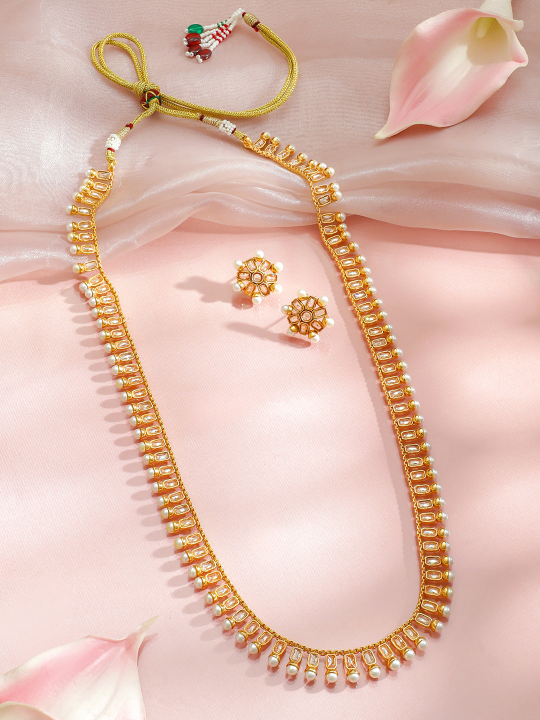 Legacy Charm in Kundan Necklace Set フリーサイズ