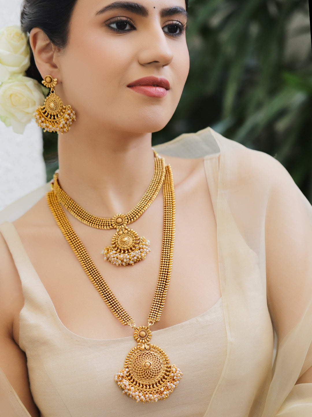 Gilded Empress Pearl Jewellery Set フリーサイズ