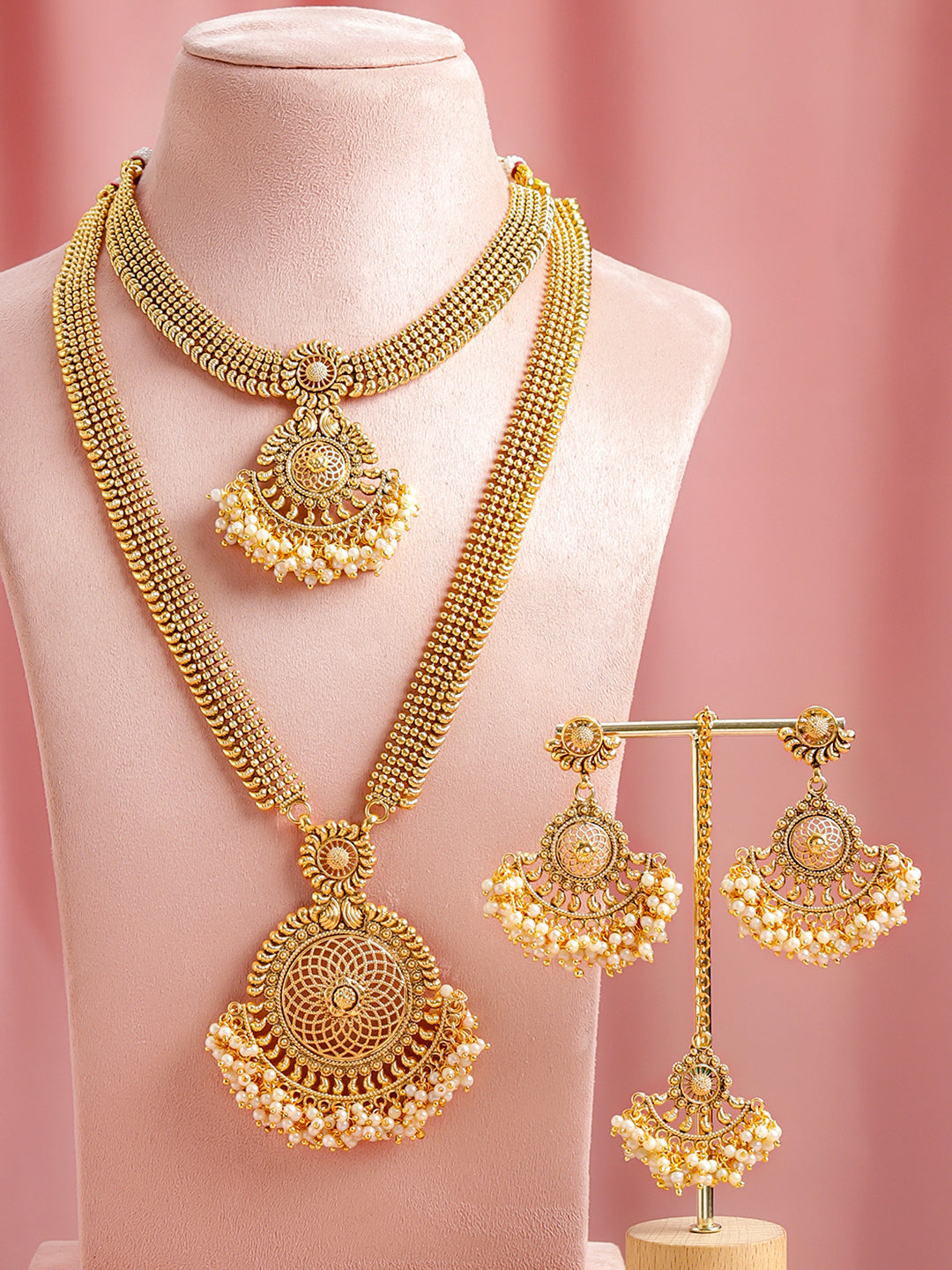 Gilded Empress Pearl Jewellery Set フリーサイズ