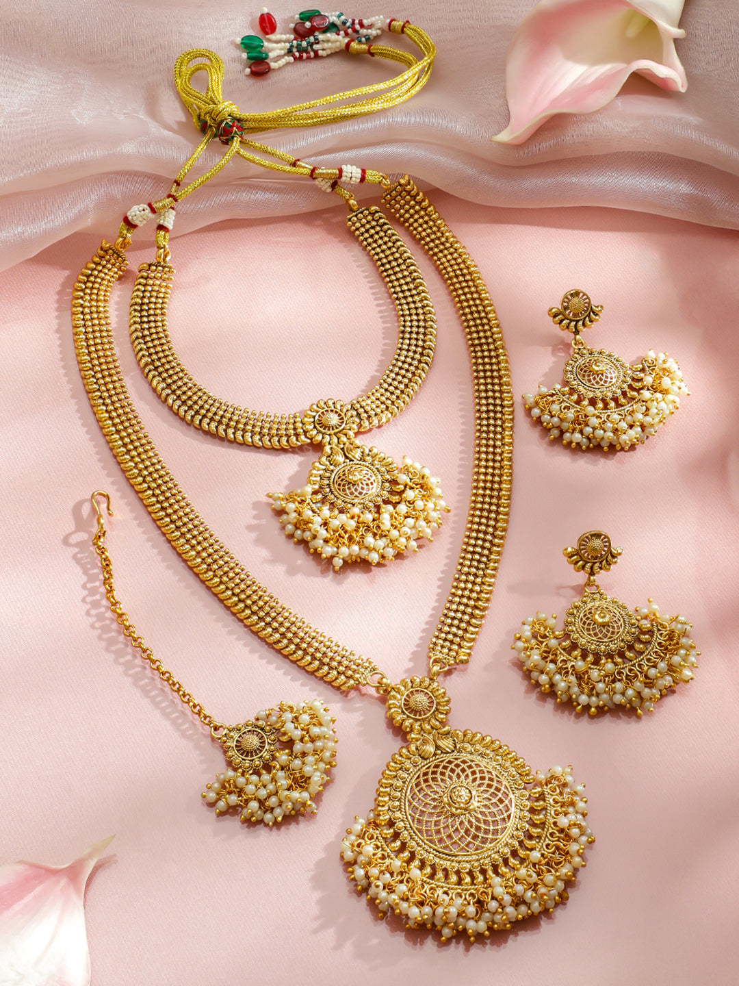 Gilded Empress Pearl Jewellery Set フリーサイズ